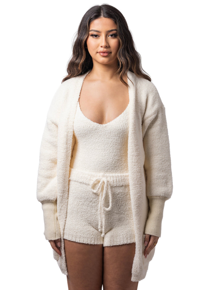 Slumber Girl Teddy V-neck + Shorts Set