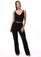Lounge Lover Teddy + V-neck + Flares Set (2-Piece)