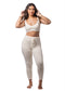 Doll Teddy + Crop + Leggings Set (2-Piece)