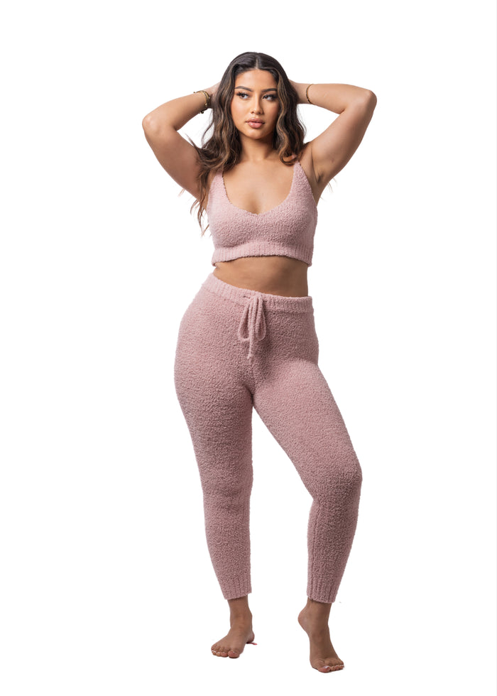 Doll Teddy + Crop + Leggings Set (2-Piece)