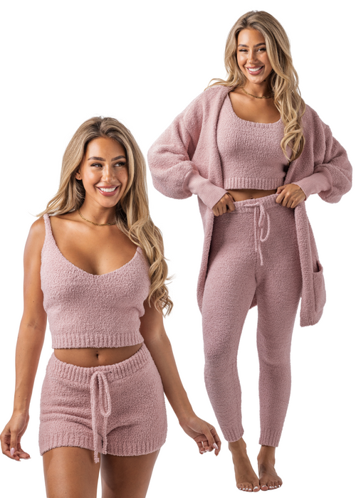 Ultimate Teddy Cardigan + Leggings Collection (5-Piece)