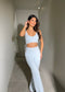 Angel Teddy + Crop + Flares Set (2-Piece)
