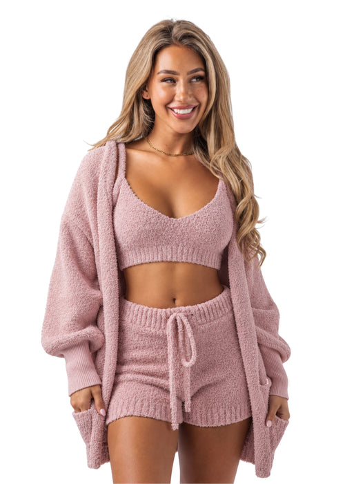 Bae Teddy Crop + Shorts Set
