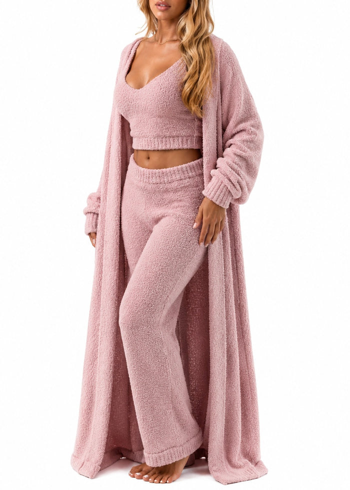 Loungewear Teddy Robe + Robe Belt