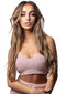 Pink V-NECK Teddy Loungewear Singlet