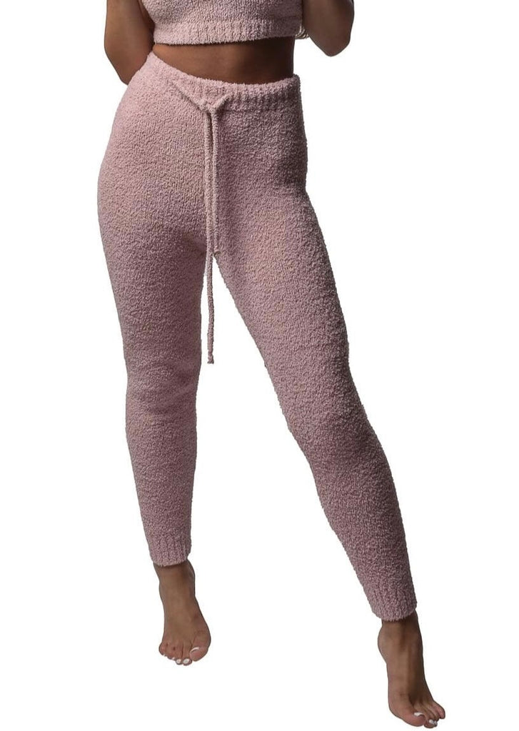 pink comfy adjustable leggings made from cotton